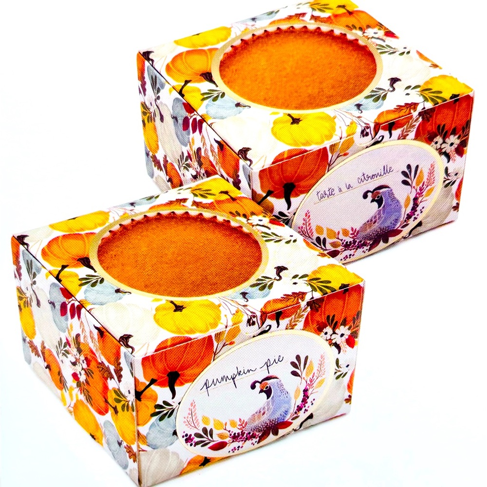 Baking Treat Boxes for Pies, Cookies, Cakes Halloween Thanksgiving 2 pc 4” x 4”